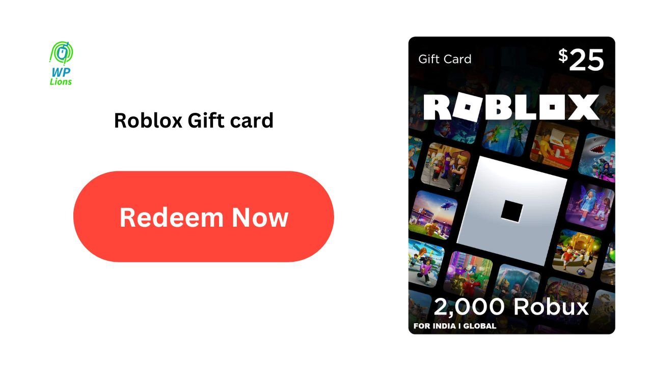 Roblox Gift Card Redeem - How to redeem Roblox Gift Card?